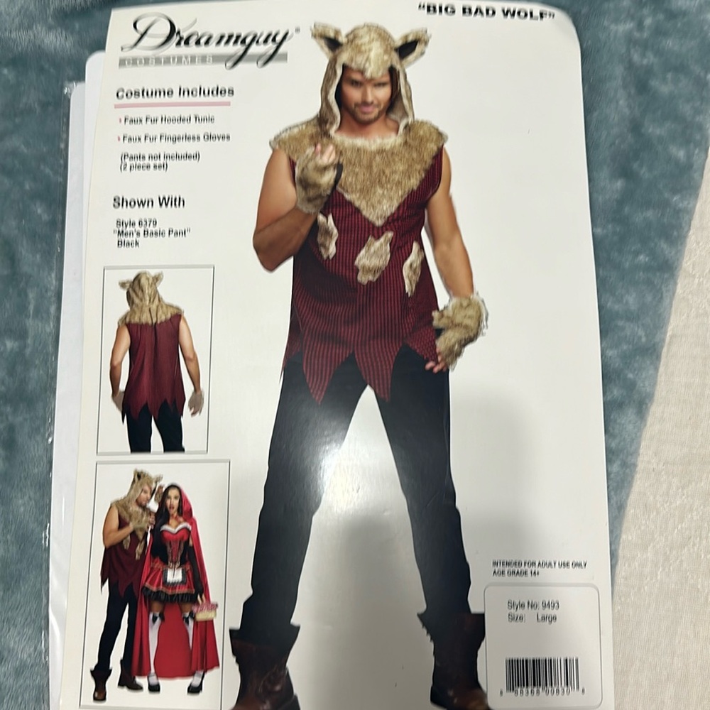 Big bad wolf costume men